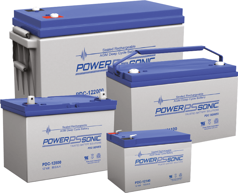 Sealed Lead Acid Battery Size Chart