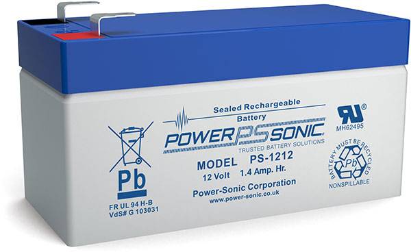 6V 1AH POWERSONIC PS610 Rechargeable Battery for UPS toy car etc 