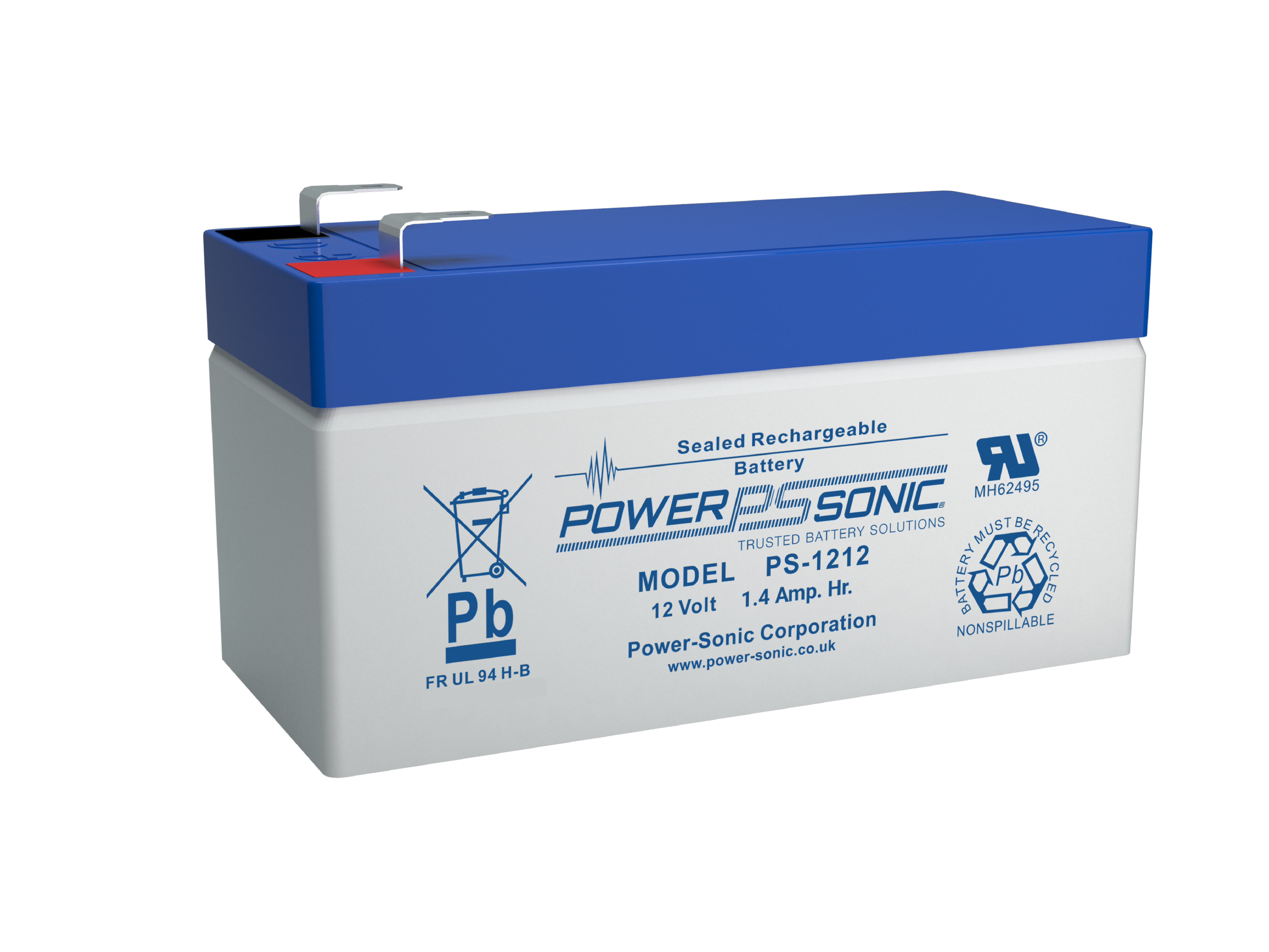 6V 1.4Ah Sealed Lead Acid Replacement Battery with F1 Terminals 