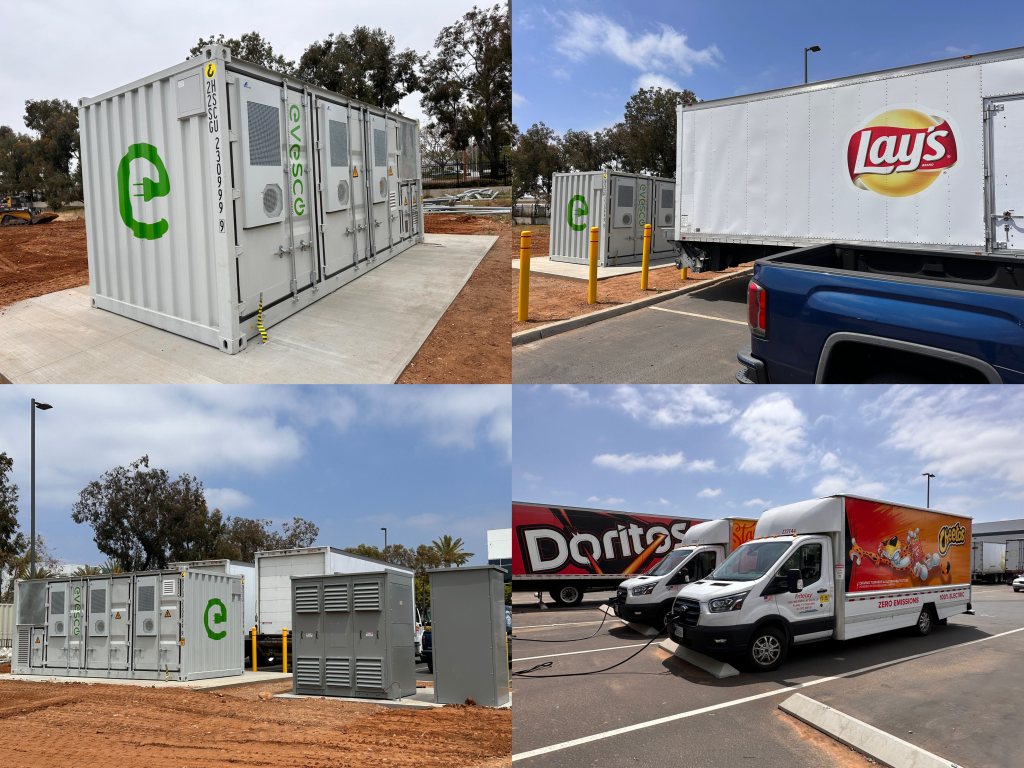 EV chargers with battery energy storage