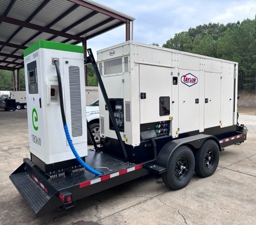 Mobile EV charger generator