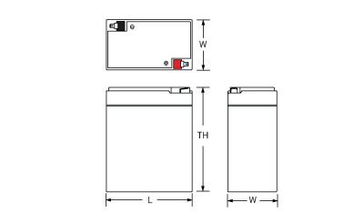 Battery with safety features