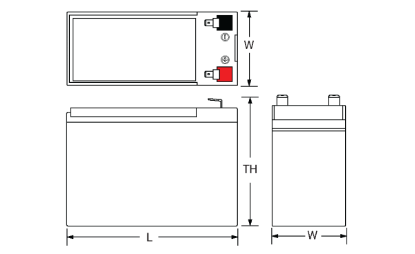 Battery with safety features