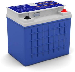 Battery with safety features