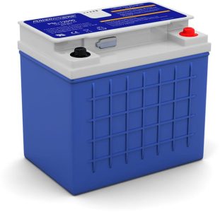 Battery with safety features