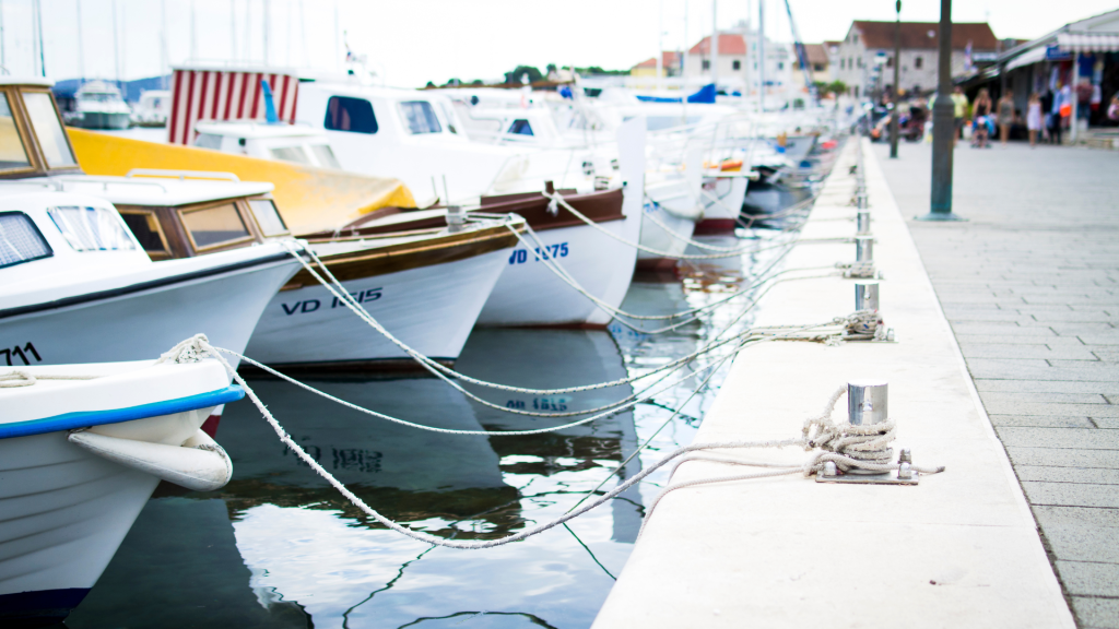 Boats on a dock
