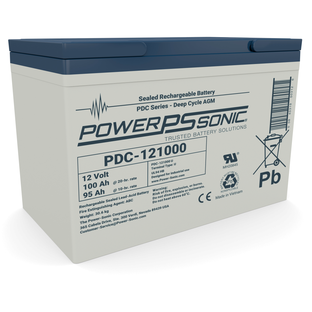 パワーソニック　PS-121000 ディープサイクル　サブ　バッテリー PDC-121000 - Power-Sonic